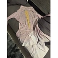 Kunstschaatsjurk Dames Schaatsen Jurken Roze Lapwerk Open achterkant Spandex Netstof Hoge Elasticiteit Opleiding Wedstrijd Kunstschaatskleding Klassiek Kristal / Bergkristal Lange mouw Schaatsen
