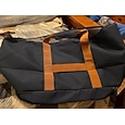 Bolsa de viaje de gran capacidad para hombre: tela Oxford impermeable con correa de hombro ajustable y compartimento separado para zapatos para gimnasio, deportes y viajes de fin de semana