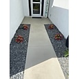 Estaca de flores artificiales de 60 cm para decoración de exteriores, con forma de bola de boj violeta, estacas multicolores para jardín, patio y césped, plástico resistente que no se decolora, decoración para todas las estaciones.