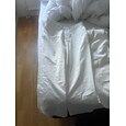 Pour des hommes Costumes en lin Mariage à la plage Blanche Printemps, Automne, Hiver, Été Costume / Tailleur Revers Cranté Couleur Unie Coupe Standard 2 pièces Simple Boutonnage Deux Boutons