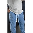 Herren Hose Cordhose Winterhose Freizeithose Kordelzug Gerader Schnitt Einfarbig Komfort Volle Länge Lässig Täglich Outdoor Mode Klassicher Stil Schwarz Weiß Unelastisch