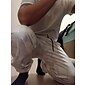 Men's Joggers Trousers Casual Pants Plaid Drawstring Trousers Drawstring Elastic Waist Print Plaid Geometry Outdoor Sports Full Length Formal Sports Outdoor Streetwear Casual White Black Micro-elastic