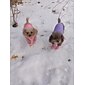 קפוצ'ון כלב חם במיוחד בטבעת צמר בחורף לכלבים קטנים מעילי כלבלב עם קפוצ'ון, אדום （xs-xxxl)