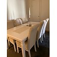 Stuhlhusse für Esszimmerstühle, Stretch-Stuhlsitzbezug, weich, einfarbig, burgunderrot, einfarbig, strapazierfähig, waschbar, Möbelschutz für Esszimmerparty