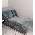 Funda de sofá elástica de terciopelo elástico, para sofá seccional, sillón, sofá de dos plazas, burdeos, rojo, 4 o 3 plazas, en forma de L, color liso, suave y duradera