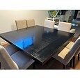 Housse de chaise de salle à manger housse de siège de chaise extensible en daim hydrofuge doux couleur unie durable lavable protecteur de meubles pour la fête de la salle à manger