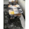 fodera per pouf elasticizzato con stampa floreale spandex rettangolari elastici elasticizzati coprioggetti pieghevoli poggiapiedi removibili per proteggere le fodere dei poggiapiedi