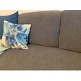 stretch waterafstotend bank zitkussen hoes bordeaux jacquard hoes elastische bank fauteuil tweezitsbank 4 of 3 zits grijs effen effen zacht duurzaam wasbaar