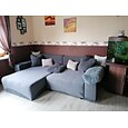 stretch waterafstotend bank zitkussen hoes bordeaux jacquard hoes elastische bank fauteuil tweezitsbank 4 of 3 zits grijs effen effen zacht duurzaam wasbaar