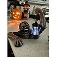 halloween zombie lanterne harpiks håndverk ornament utendørs hage dekorasjoner horror zombie statue