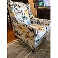 housse de chaise à oreilles spandex tissu housses de canapé fauteuil à oreilles avec un siège housse de coussin motif floral protecteur de meubles pour le salon