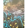 halloween dekorationer gobelin jack o lanterne græskar indretning vægkunst stort hængende gobelin vægmaleri indretning fotografi baggrund tæppe gardin hjem soveværelse stue flagermus hjemsøgt hus
