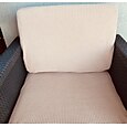 stretch soffa sittdyna överdrag täcka elastisk soffa fåtölj loveseat 4 eller 3 sits grå enkel solid mjuk tålig tvättbar