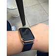 1 pcs Smart Watch Band for Apple iWatch Series 8 7 6 5 4 3 2 1 SE Apple Watch Genuine Leather Smartwatch Strap Leather Loop Business Band Replacement  Wristband