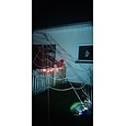 halloween spinnennetz leuchtendes dreieck net halloween outdoor dekoration requisiten simulation große knifflige spielzeug großhandel