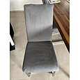 Housse de chaise de salle à manger housse de siège de chaise extensible en daim hydrofuge doux couleur unie durable lavable protecteur de meubles pour la fête de la salle à manger