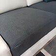 stretch soffa sittdyna överdrag täcka elastisk soffa fåtölj loveseat 4 eller 3 sits grå enkel solid mjuk tålig tvättbar