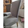 Stuhlhussen für Esszimmerstühle, Stretch-Stuhlbezug, Burgunderrot, Schwarz, Grün, Spandex, Jacquard, Schutzbezüge für Hochlehner, Sitzbezug mit Gummiband für Esszimmer, Hochzeit, Zeremonie, Bankett
