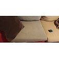 stretch soffa sittdyna överdrag täcka elastisk soffa fåtölj loveseat 4 eller 3 sits grå enkel solid mjuk tålig tvättbar