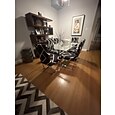 Funda elástica para silla de cocina, funda para asiento de silla eláctica para comedor, fiesta de hotel, suave, duradera, lavable