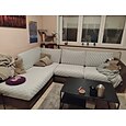 stretch bank zitkussen hoes hoes elastische bank fauteuil loveseat 4 of 3 zits grijs effen effen zacht duurzaam wasbaar