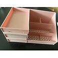 Caixa de armazenamento de maquiagem gaveta caixa de armazenamento de cosméticos cômoda de mesa recipiente organizador de joias batom rack de armazenamento de cosméticos grande capacidade