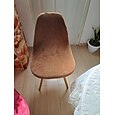 Samt-Esszimmerstuhlbezüge luxuriöse weiche Schonbezüge schützen Ihre Stühle in Burgunderrot und verleihen Ihrem Esszimmerdekor Eleganz und Komfort