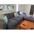 stretch soffa sittdyna överdrag täcka elastisk soffa fåtölj loveseat 4 eller 3 sits grå enkel solid mjuk tålig tvättbar