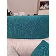 stretch waterafstotend bank zitkussen hoes bordeaux jacquard hoes elastische bank fauteuil tweezitsbank 4 of 3 zits grijs effen effen zacht duurzaam wasbaar