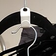 15点　ハンガーワードローブクローゼット用接続フック 15個接続フックレール 収納オーガナイザーフック 洋服オーガナイザーリンクフック　プラスチック 収納 便利 シャツ