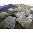 1 peça grande bolsa organizadora para roupas embaixo da cama com alça reforçada, recipientes para guardar roupas de cama, edredons, roupas, armário, janela transparente, zíperes resistentes