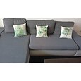 stretch soffa sittdyna överdrag täcka elastisk soffa fåtölj loveseat 4 eller 3 sits grå enkel solid mjuk tålig tvättbar