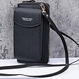 kvinners crossbody-vesker i pu-skinn med stor kapasitet glidelåsveske clutch telefonlommebok skulderveske