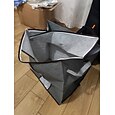1 grand sac de rangement pour vêtements sous le lit avec poignée renforcée, conteneurs de rangement pour literie, couettes, vêtements, placard, fenêtre transparente, fermetures éclair robustes