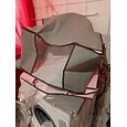 1db nagy tárolótáska rendszerező ruhák ágy alatti tároló megerősített fogantyúval, ágynemű tárolóedények, paplanok, ruházat, szekrény, átlátszó ablak, erős cipzárak