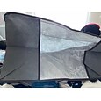 1 grote opbergtas voor kleding onder het bed met verstevigde handgreep, opbergvakken voor beddengoed, dekbedden, kleding, kast, transparant venster, stevige ritsen