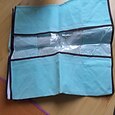 1 grand sac de rangement pour vêtements sous le lit avec poignée renforcée, conteneurs de rangement pour literie, couettes, vêtements, placard, fenêtre transparente, fermetures éclair robustes