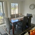 Fundas de terciopelo para sillas de comedor, fundas elásticas para sillas de color burdeos, fundas protectoras para sillas de respaldo alto de licra, fundas de asiento con banda elástica para