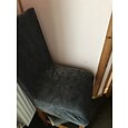Coprisedia da pranzo in velluto, coprisedia in spandex elasticizzato, coprisedia con schienale alto e fascia elastica per sala da pranzo, cerimonia di nozze, banchetti, arredamento per la casa