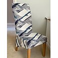 Elastische Esszimmerstuhlbezüge Stuhlhussen xl/übergroß, abnehmbarer, waschbarer, weicher Spandex mit hoher Rückenlehne, großer Stuhlbezug, Schonbezug für Esszimmer, Küche, Hoteltisch, Bankett