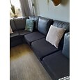 stretch soffa sittdyna överdrag täcka elastisk soffa fåtölj loveseat 4 eller 3 sits grå enkel solid mjuk tålig tvättbar