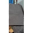 Bolsa de almacenamiento de ropa de 1 pieza, bolsa de almacenamiento de tela plegable con patrón de pata de gallo, bolsa de almacenamiento de edredón de algodón impermeable a prueba de humedad de gran