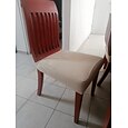 2 uds funda de asiento para silla de comedor funda elástica para silla negro suave liso color sólido duradero protector de muebles lavable para fiesta de comedor