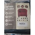 housse de chaise club en velours extensible housse de chaise tonneau fauteuil élastique housse de canapé simple chaise de baignoire tonneau pour café hôtel café transfrontalier doux durable lavable