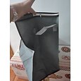 1db nagy tárolótáska rendszerező ruhák ágy alatti tároló megerősített fogantyúval, ágynemű tárolóedények, paplanok, ruházat, szekrény, átlátszó ablak, erős cipzárak