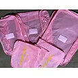 conjunto de cubos de embalagem de viagem de compressão para armazenamento de bagagem e organizador de mochila economizadores de espaço, 6 peças de bolsas de armazenamento de viagem para roupas, bolsas organizadoras de mala, cubos de embalagem de guarda-ro