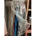 sacos de vestuário capa contra poeira capa de roupas peva casaco transparente saco de armazenamento de roupas pendurado organizador de roupas premium espessado à prova de umidade capa de roupas à prova de poeira