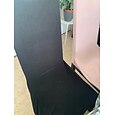Coprisedia da pranzo 2 pezzi bordeaux idrorepellente elasticizzato coprisedia spandex con protezione inferiore elastica per sala da pranzo cerimonia nuziale resistente lavabile