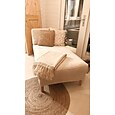 Stretch Velvet Armless Chair Cover Chaise Lounge Cover Chair Slipcover Elastic Black for Bedroom Living Room Soft Durable Washable