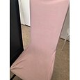 2 Stück Stuhlhussen für Esszimmerstühle, burgunderfarben, wasserabweisend, Stretch-Stuhlsitzbezug aus Spandex mit elastischem Bodenschutz für Esszimmer, Hochzeitszeremonie, langlebig, waschbar